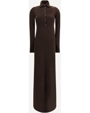 Tom Ford Long Knit Dress - Brown