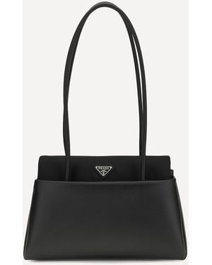 Prada Leather Shoulder Bag - Black
