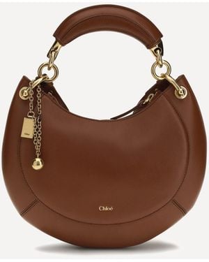 Chloé Borsa A Tracolla Marcie - Marrone