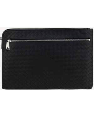 Bottega Veneta Porta Documenti Intrecciato - Nero