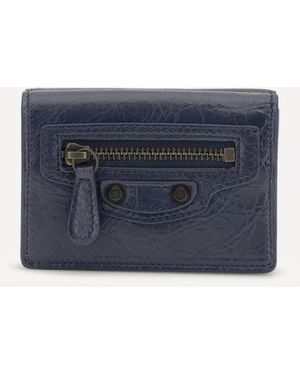 Balenciaga Le City Mini Wallet - Blue