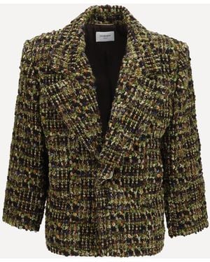 Saint Laurent Giacca Monopetto - Verde
