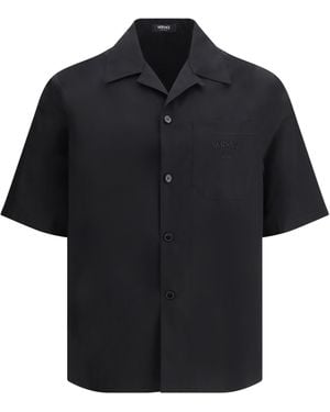 Versace Medusa Pattern Shirt - Black