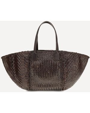 Dragon Diffusion Teresa Handwoven Tote Bag - White