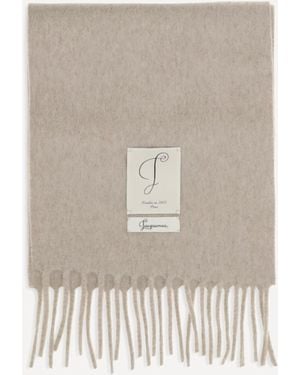 Jacquemus Cavallo Fringed Scarf - White