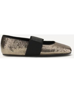 Givenchy Sliced Square Ballerinas - White