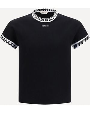 Versace Knit T-Shirt - Black