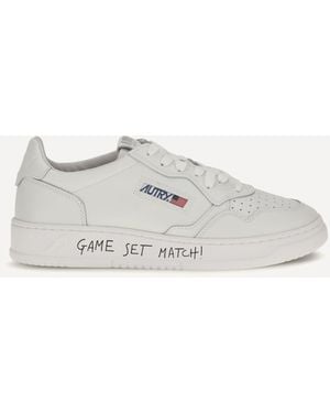Autry Medalist Low Game Set Match! Sneakers - White