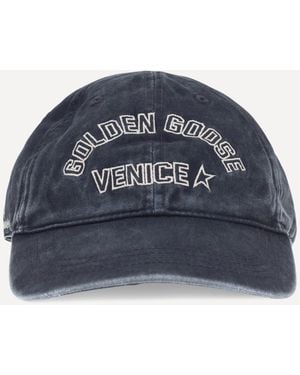 Golden Goose Cappello Da Baseball Journey - Blu