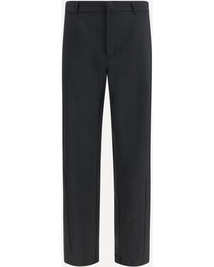 Laminar Wool-Blend Straight-Leg Trousers - Blue