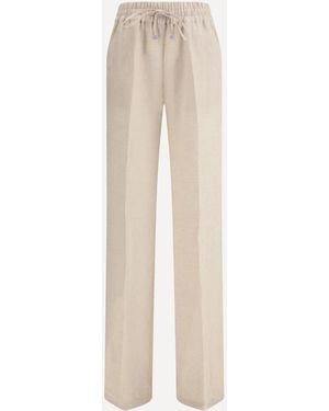 Brioni 'camilla' Pants in White | Lyst