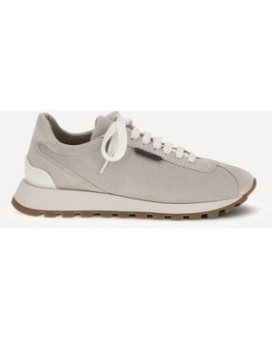 Brunello Cucinelli Trainers With Iconic Embellishments - White