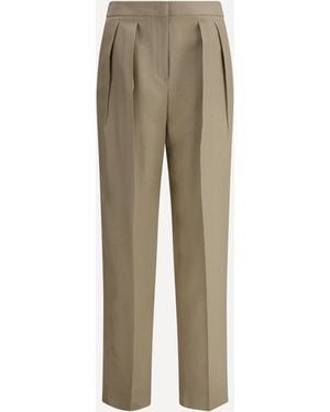 Giorgio Armani Silk Pants - Natural