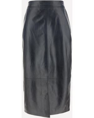 Arma Leather Arkina Skirt - Gray