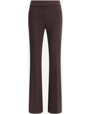 Avenue Montaigne Flare Stretchy Pants - Brown