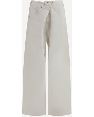 Agolde Vana Fold Jeans - White