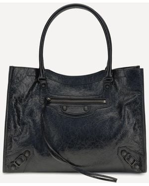 Balenciaga Small Le City Tote Bag - Black