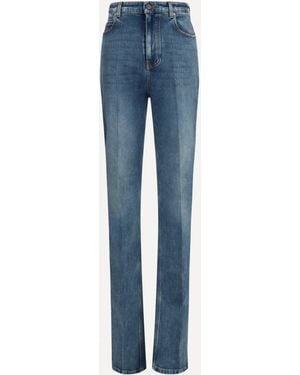 Balenciaga High-Waisted Skinny Jeans - Blue