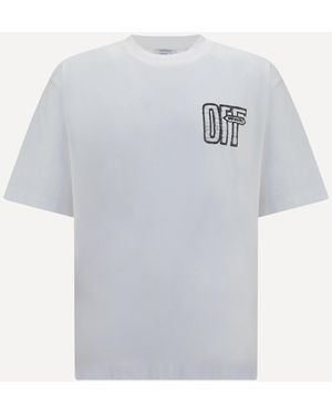 Off-White c/o Virgil Abloh Motion Arrow Skate T-Shirt - Grey