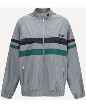 Miu Miu Technical Silk Jacket - Grey
