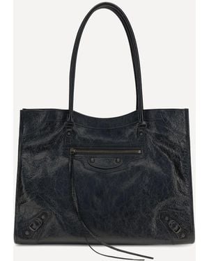 Balenciaga Small Le City Tote Bag - Black