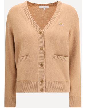 Maison Kitsuné Cardigan Baby Fox - Neutro