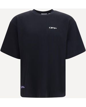 Off-White c/o Virgil Abloh Archigeography Arrow Skate T-Shirt - Blue