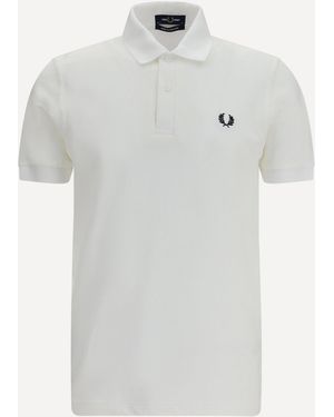 Fred Perry M3 Cotton Piqué Polo - White