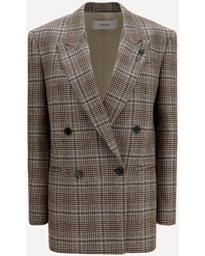 Lardini Prince Of Wales Blazer - Grey