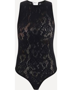 Wolford Infinite Rose Bodysuit - Black