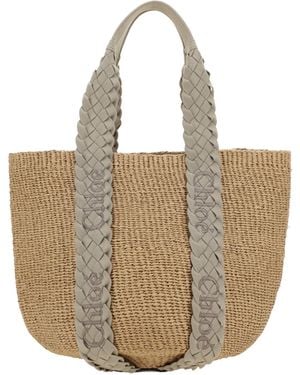 Chloé Chloé - Woody Shoulder Bag - White