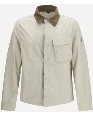 Belstaff Ground Jacket With Velvet Collar - White