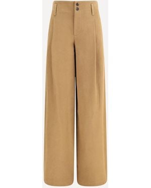 Chloé Pantaloni Wide Leg - Neutro