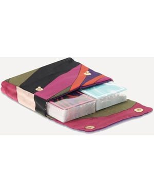 PUCCI Marble Print Playing Cards - Pink