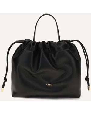 Chloé Borsa A Spalla Icons Con Catena - Nero