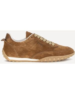 Tod's Suede Leather Trainers - Brown