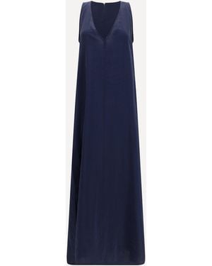 Cruna Lauren Long Dress - Blue