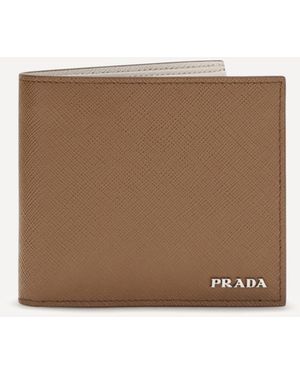 Prada Leather Wallet - Natural