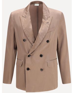 Dries Van Noten Blazer Doppiopett - Neutro