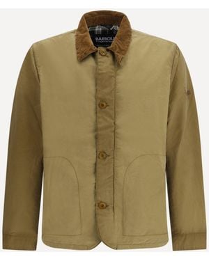 Barbour Jacket Troon Washed Waxed Cotton - Green