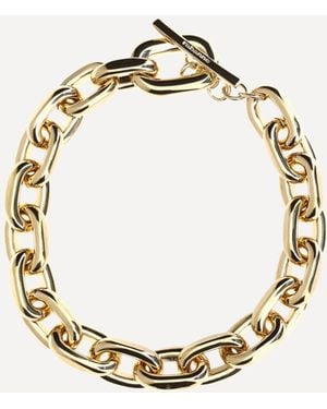 Rabanne Xl Link Chain Necklace - Metallic