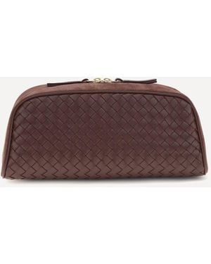 Bottega Veneta Large Nodo Pouch - Brown