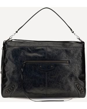 Balenciaga Le City Moto Large Shoulder Bag - Black