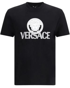 Versace Logoed T-shirt - Black