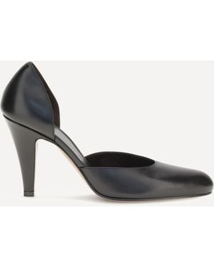 The Row Ornella D'Orsay Court Shoes - Black