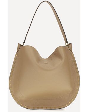 Isabel Marant Oskan Hobo Shoulder Bag - Natural