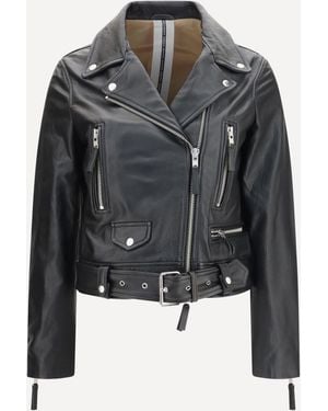 S.w.o.r.d 6.6.44 Leather Jacket - Black