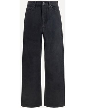 Balenciaga High-Rise Straight-Leg Jeans - Blue