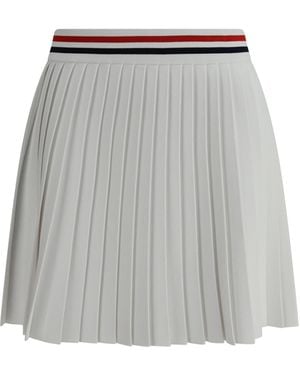 Thom Browne Minigonna Plissettata - Grigio