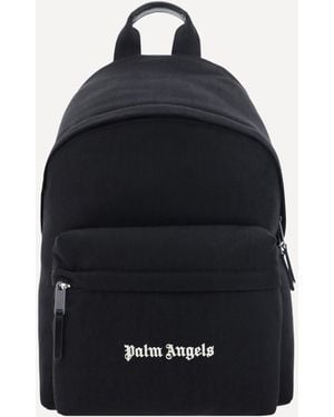 Palm Angels Logoed Backpack - Blue
